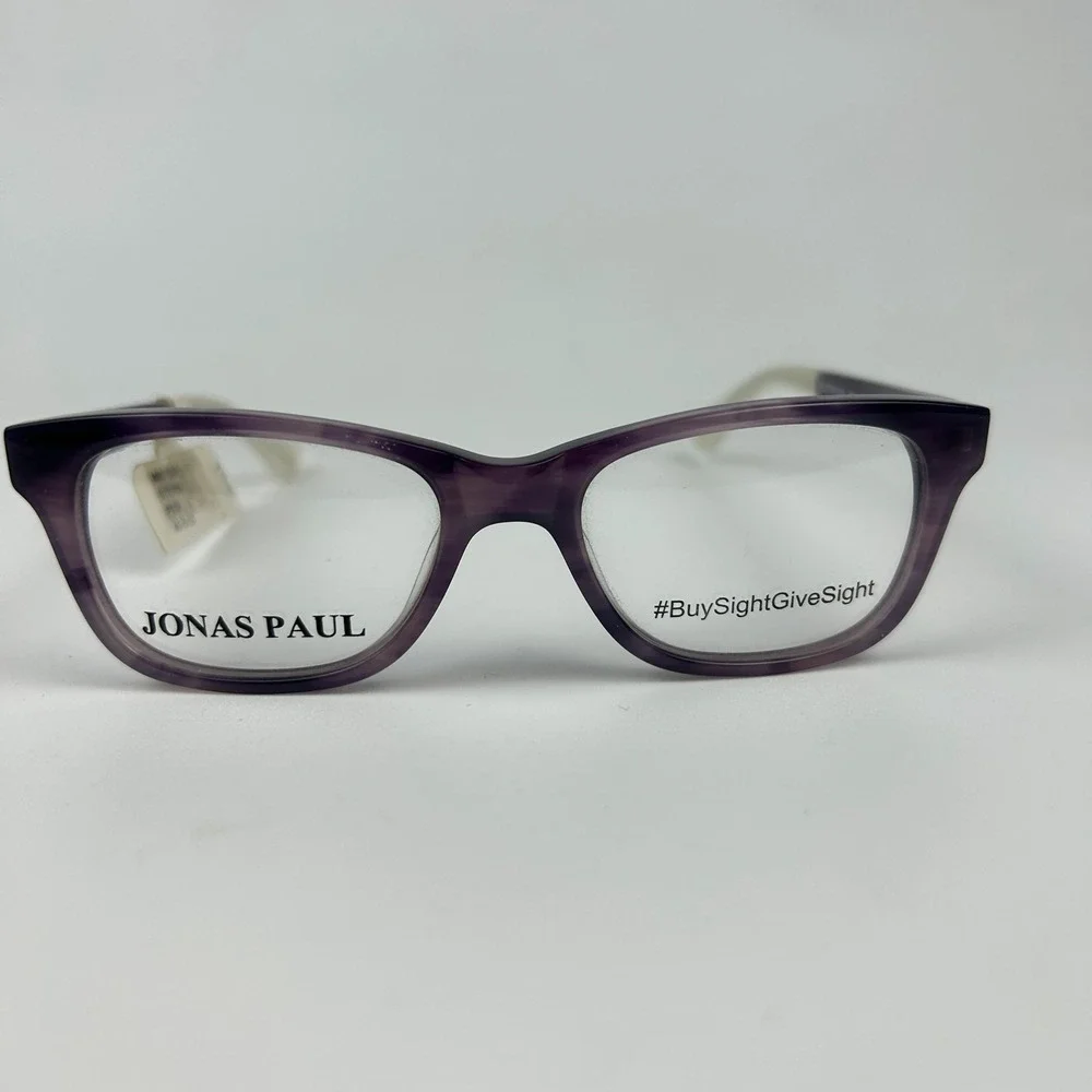 Jonas Paul MM0173OSPL Girls Kids Eyeglasses Frame Plum Full Rim 45-15-125 mm